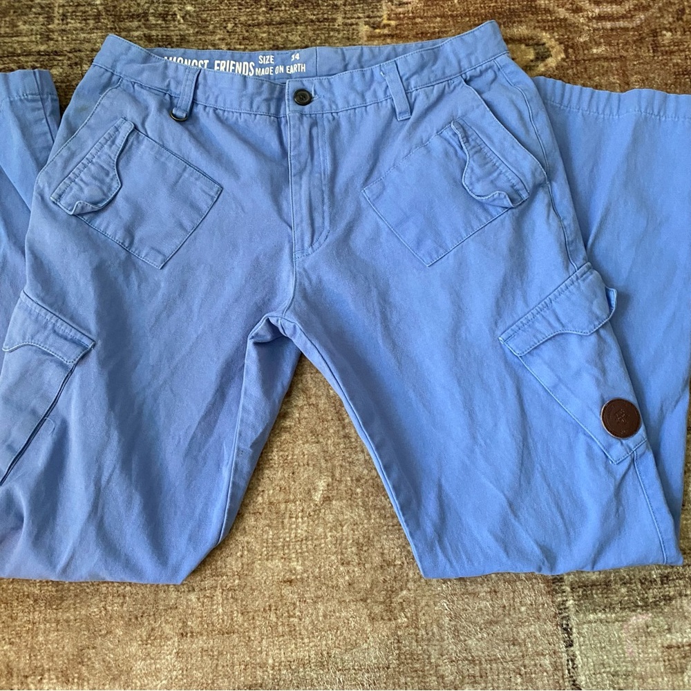 Amongst Friends Made On Earth Bluish Purple Pants 34 Waist Mens